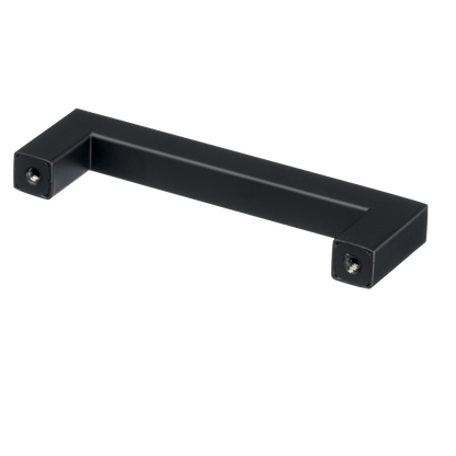 Meubelgreep in zwart, hartafstand 96 mm, lengte 108 mm