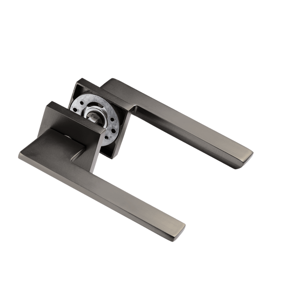 Nestro - Luxe Deurbeslag Gun Metal - Deurklink