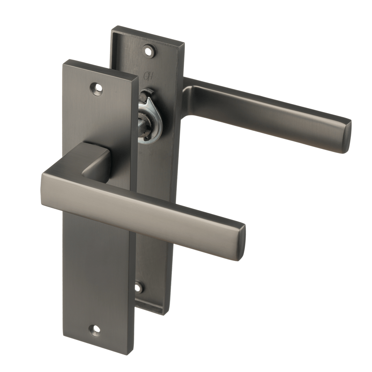 Deurklink Novara in gun metal