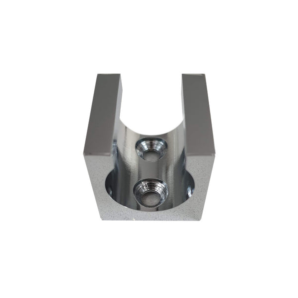 Slip-on Brass Chrome Square
