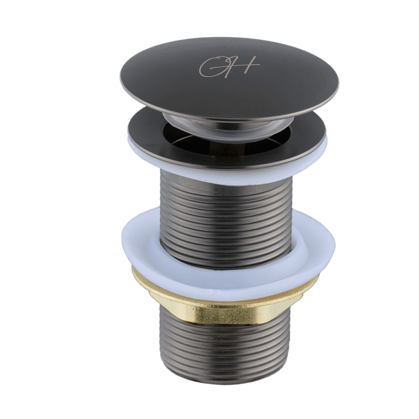 Flusso - Afvoerplug Gun Metal