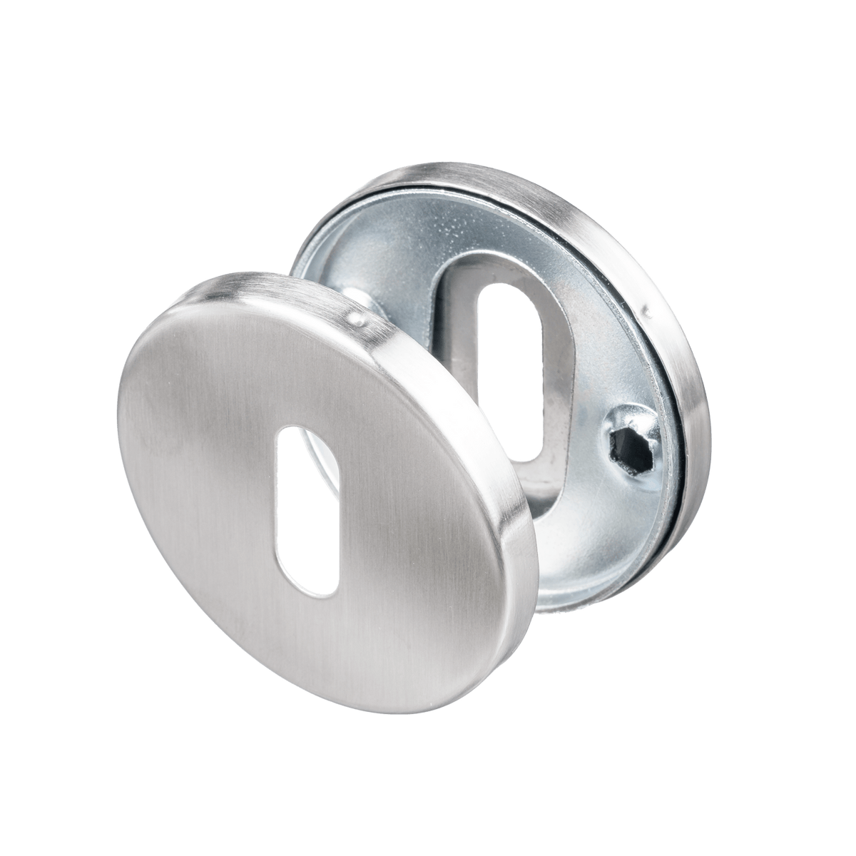 Rond sleutelrozet in RVS – 2,5 mm dik