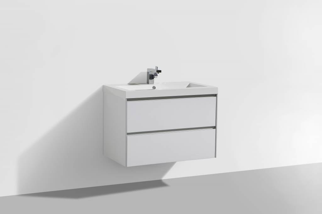 Badmeubel aktieset PL 80 HOOGGLANS WIT - WDtegels
