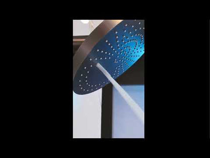 Uniforma Overhead Shower | Ø32cm | Tropical Rain Xl | 2 Settings | Matte Black PVD