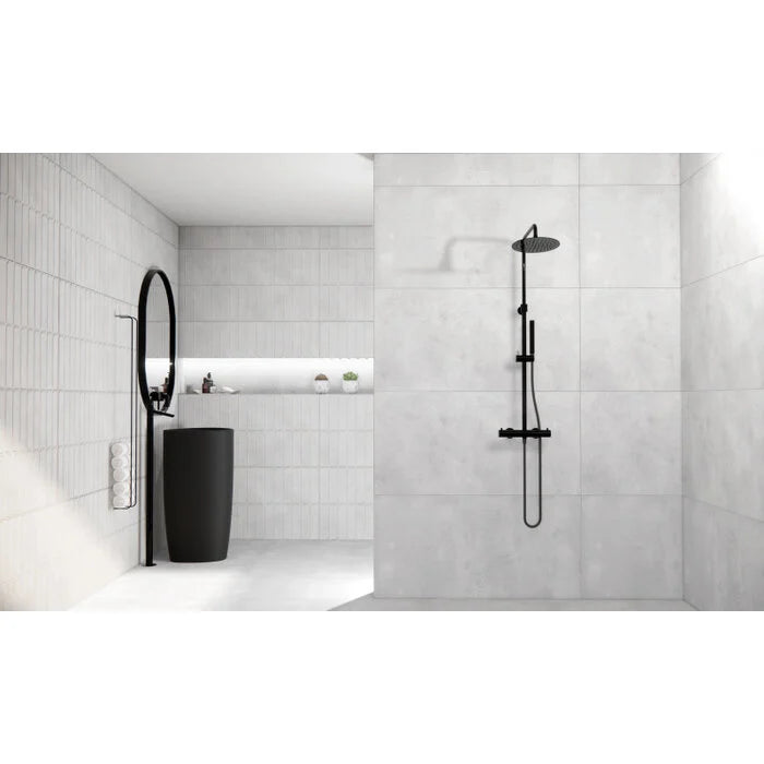 Beton Cire Bercy Bianco wandtegel 7,5x30 - WDtegels