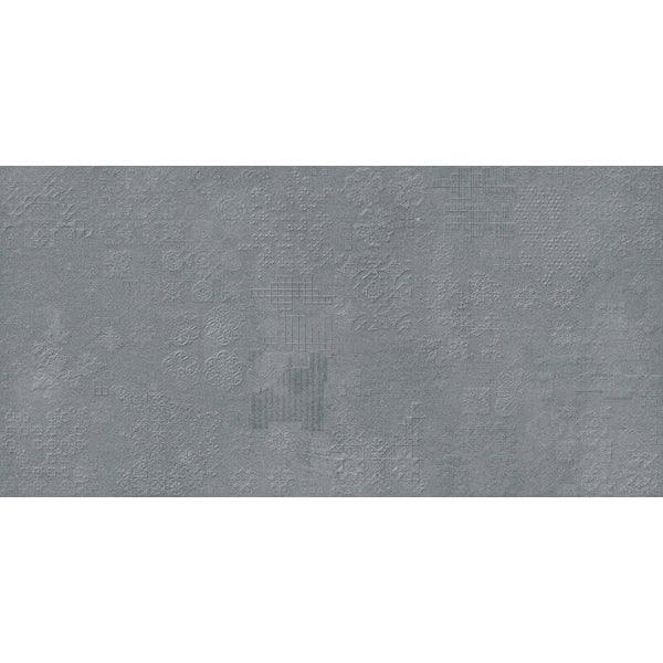 Azulejo de pared decorativo Beton Cire Bercy Blu 60x120 rett