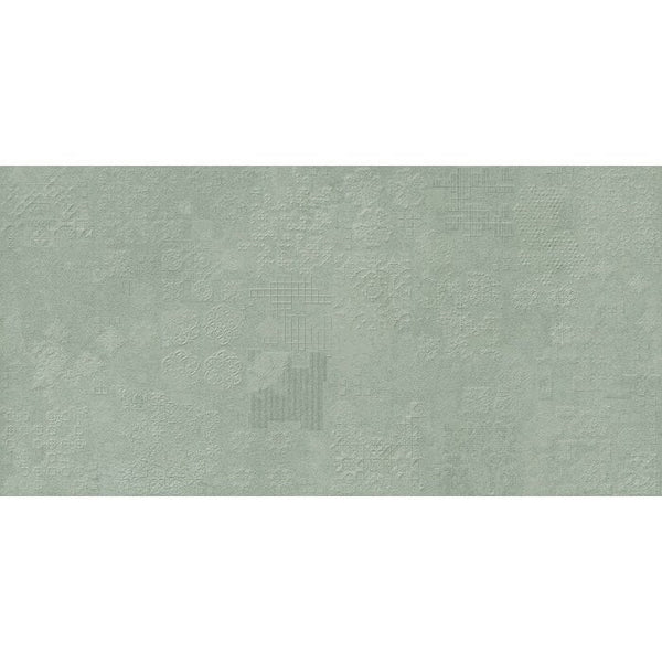 Azulejo de pared decorativo Beton Cire Bercy Salvia 60x120 rett
