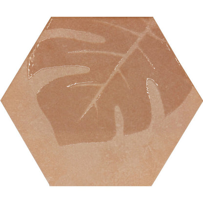 Beton Cire Bercy Terra hexagon decor 20x24 - WDtegels