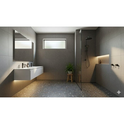 Vloertegel Gobi Nero 60x60 rett - WDtegels