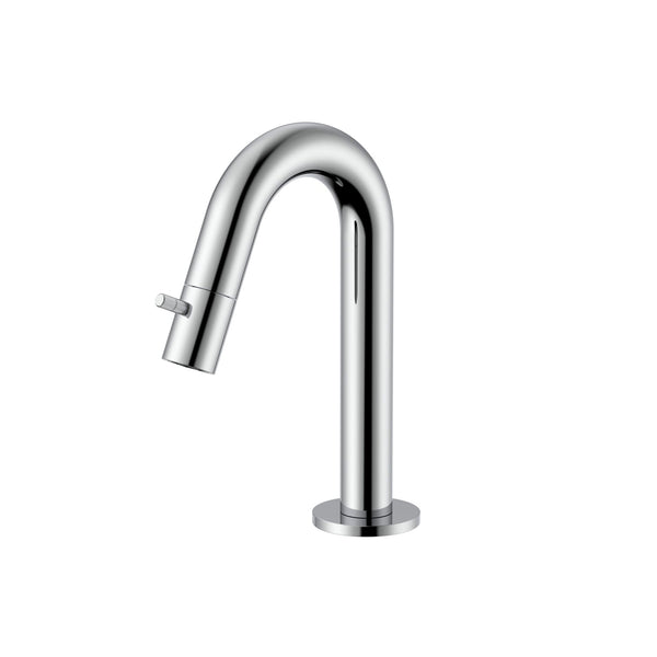 Stria Koudwaterkraan | Gebogen Uitloop | Chroom