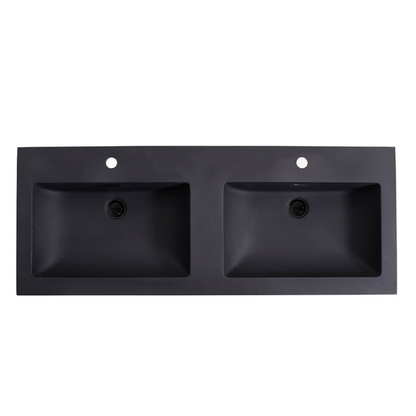 Wastafel Quartz Classic 140 cm zonder kraangaten