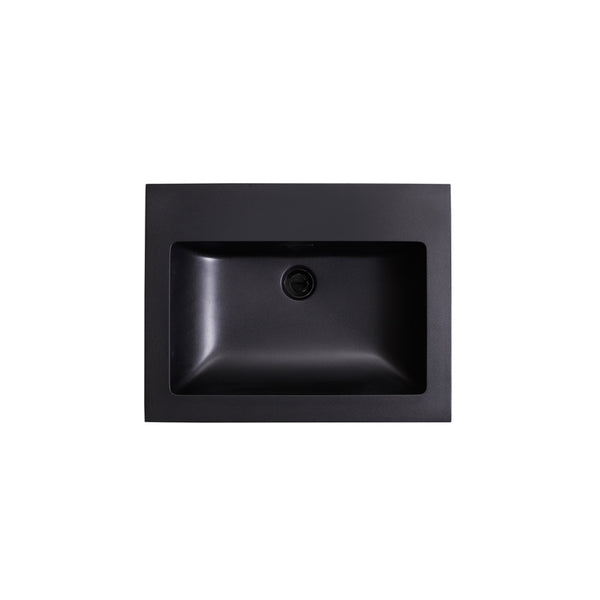 Wastafel Quartz Classic 60 cm zonder kraangat