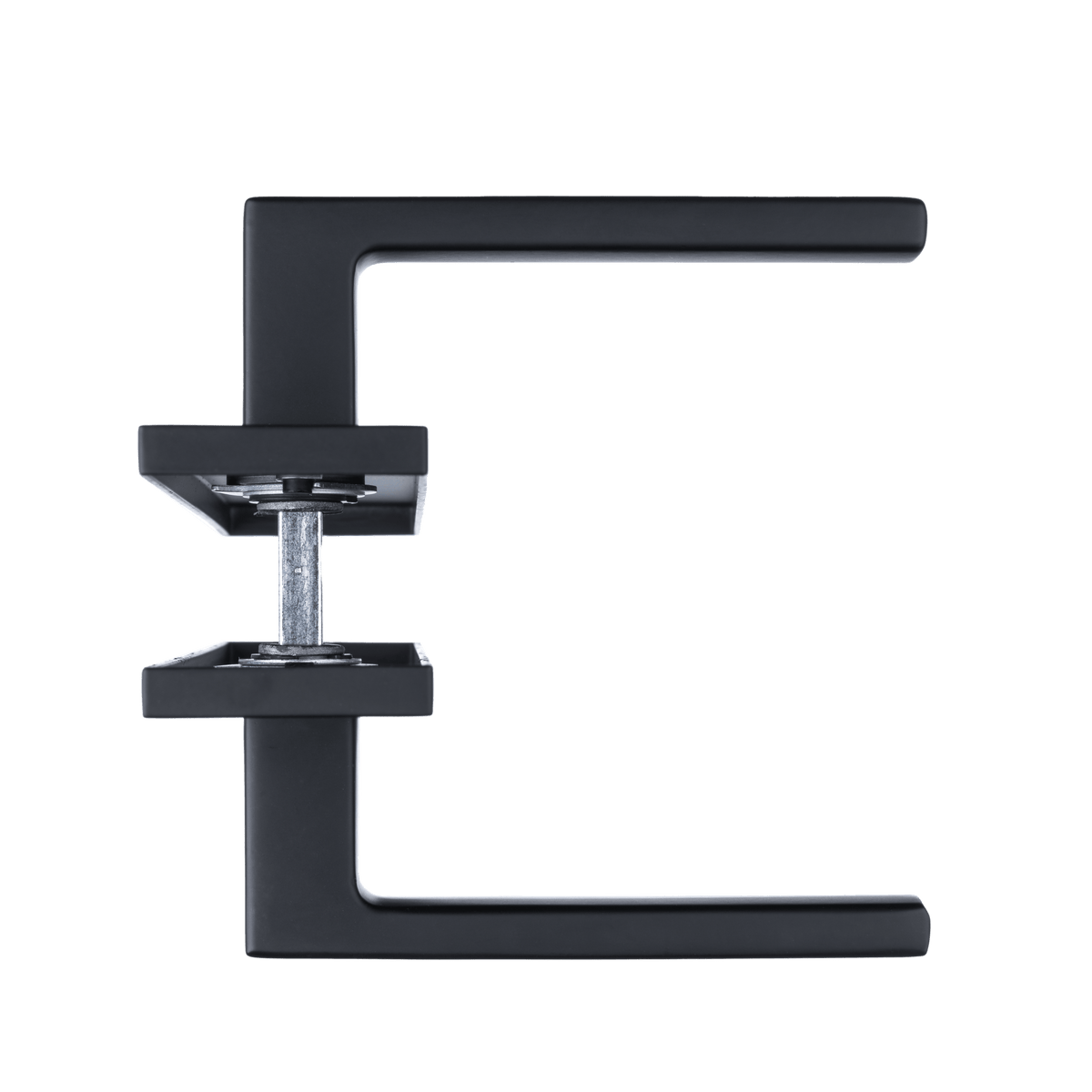 Deurklink Ravello in zwart met WC-sluiting 63 mm