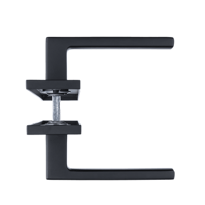Deurklink Ravello in zwart met WC-sluiting 63 mm