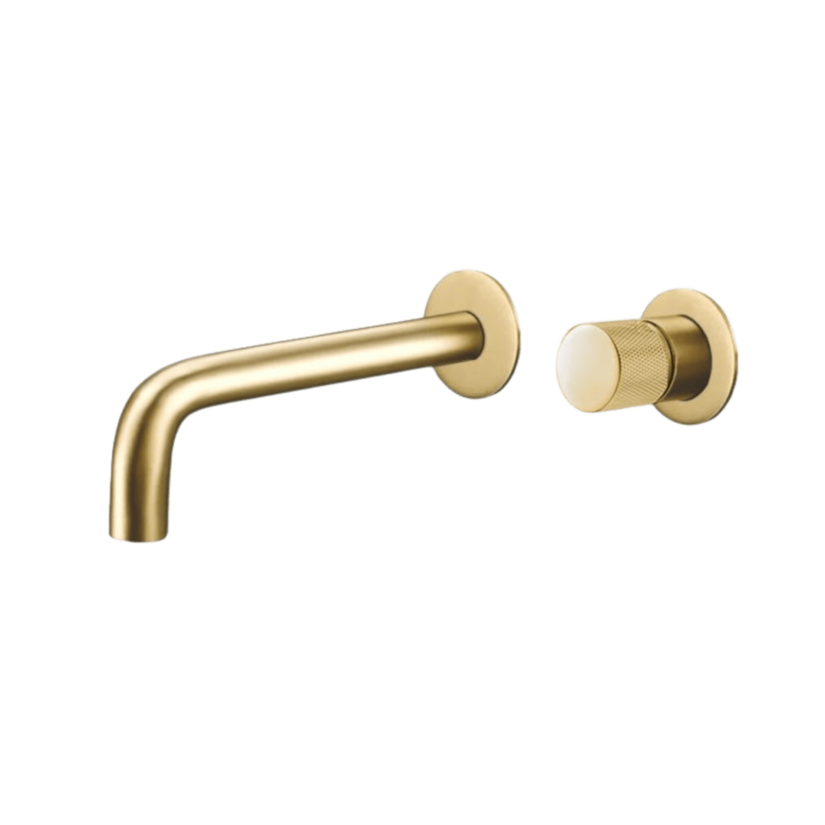 Eengreeps inbouw wastafelkraan Rivoli in goud