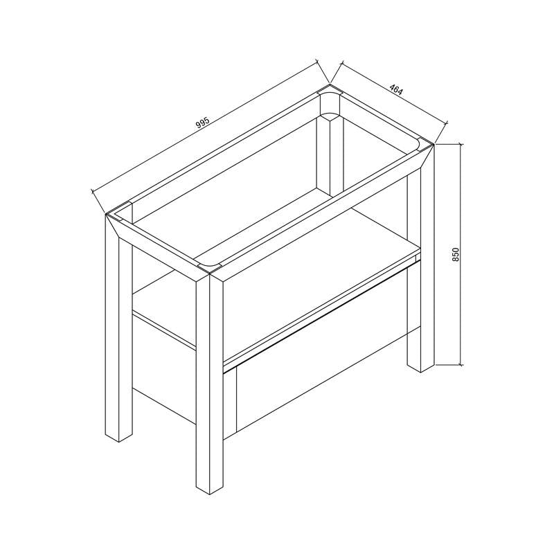 Badmeubel Robusta Keramiek 100