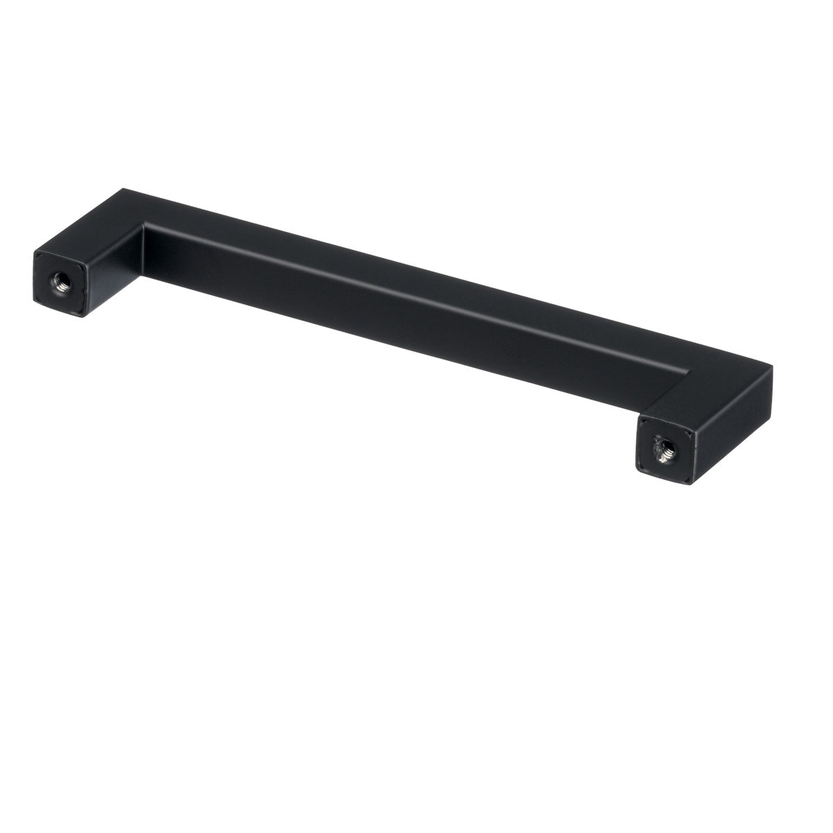Meubelgreep in zwart, hartafstand 128 mm, lengte 140 mm