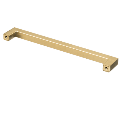 Meubelgreep in goud, hartafstand 192 mm, lengte 204 mm
