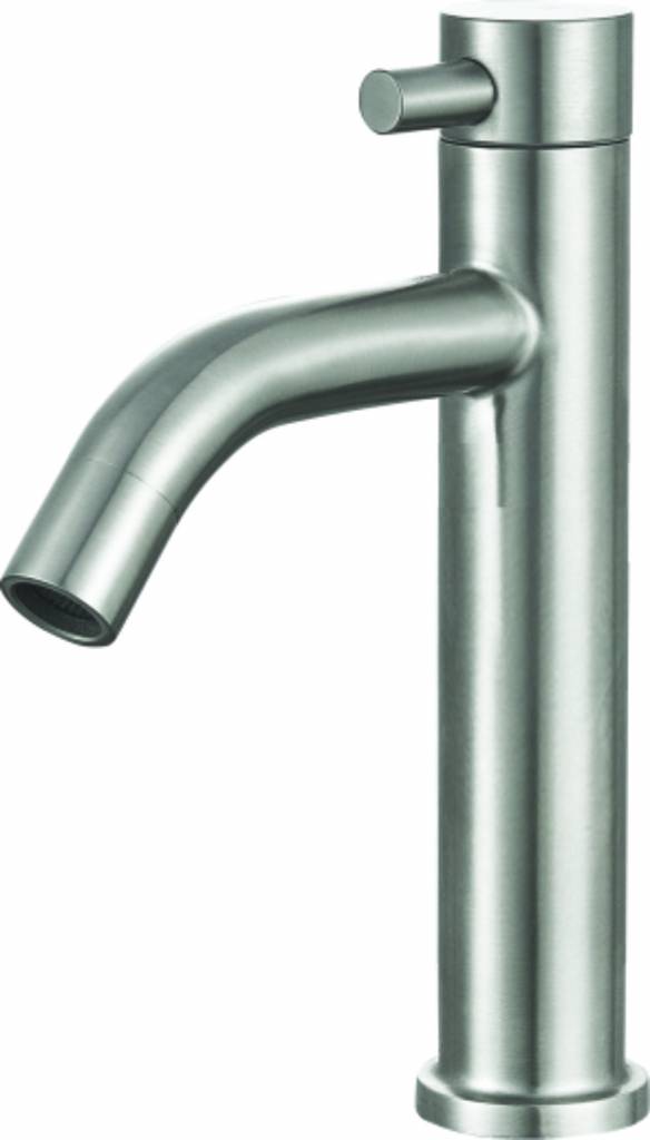 Fonteinkraan hoog 20 cm RVS