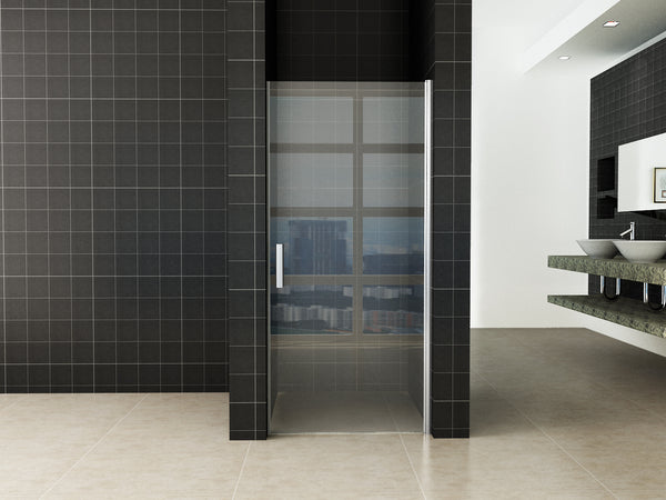 Wiesbaden Eco nisdeur met profiel 80x195 cm 6 mm