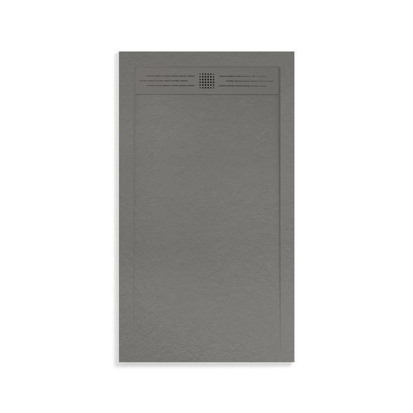 Aloni Elite Shower Tray | 120x80x3cm | Composite | Matt Grey