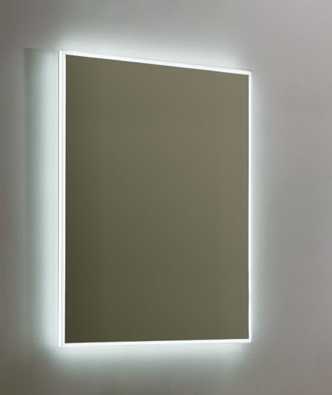Aluminium spiegel 58x70cm LED Infinity met spiegelverwarming