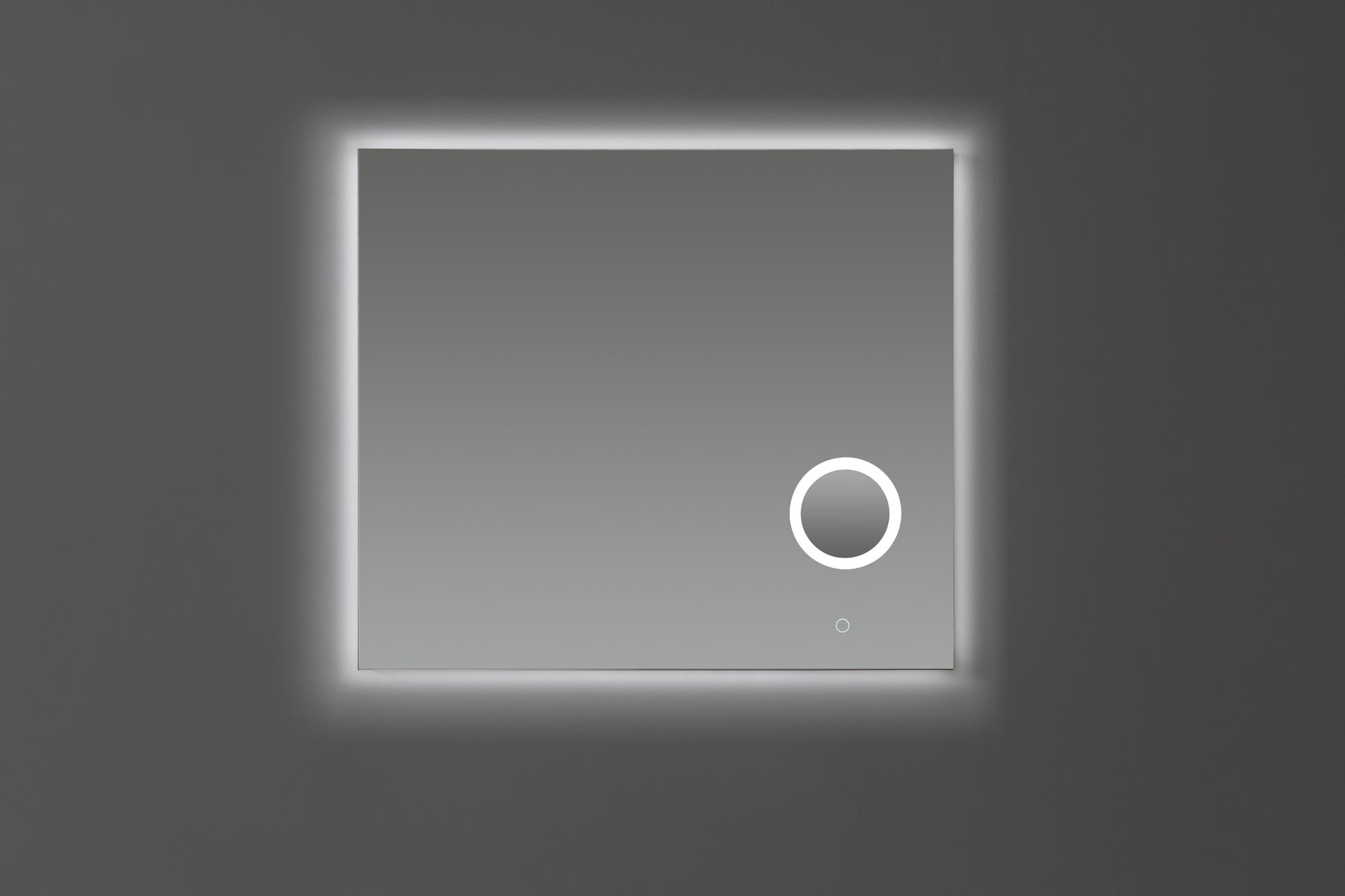 Spiegel LED verlichting met Make-Up Vergrootglas 3 Traps Dimbaar 80cm - WDtegels