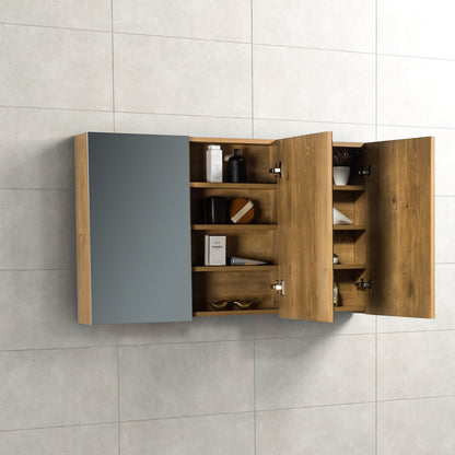 Spiegelkast Tieme mat eiken 120x70x16cm