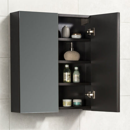 Armario espejo Tieme gris mate 60x70x16cm