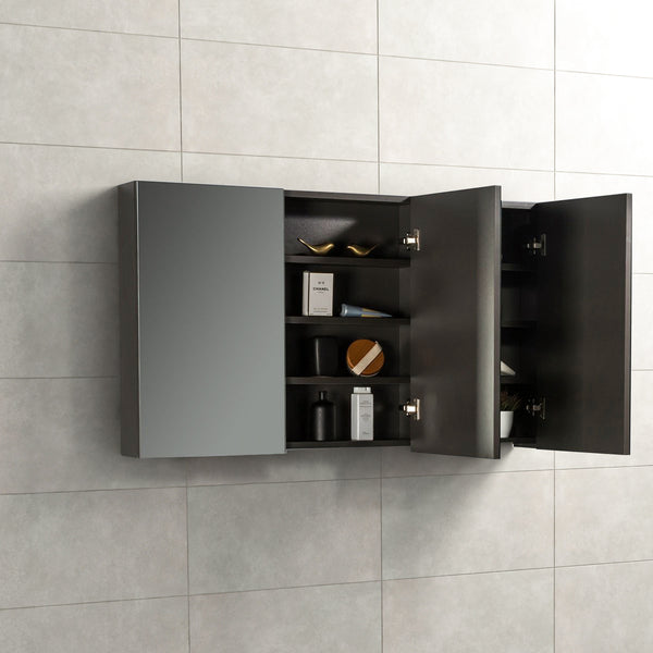 Spiegelkast Tieme 120x70x16cm mat grijs