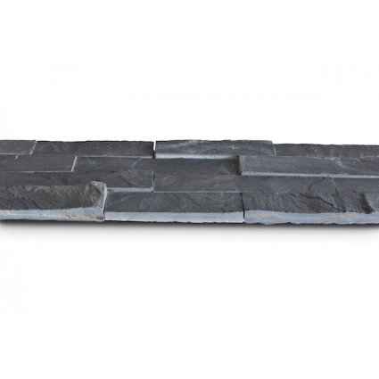 Wandtegel Steenstrips Louisiana 10x35 - Leisteen