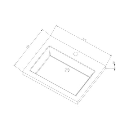 Trend Stone 80 Washing Tray