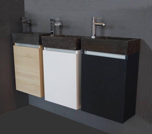 Mueble de fuente Trendline Stone I/D Antracita Alto Brillo