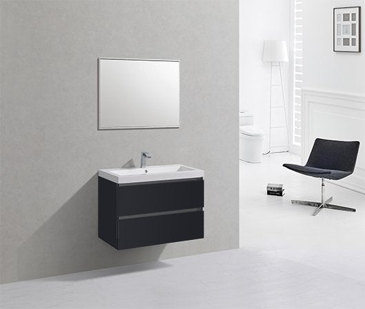 Badmeubel Trendline 80 Hoogglans Antraciet