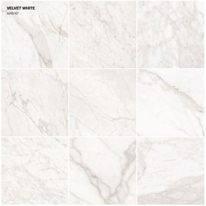 Terciopelo blanco 60x60 rett
