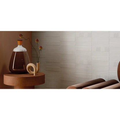 Volume White Bamboo mat 6x25