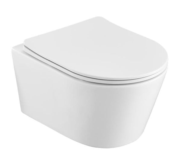 Wandcloset Easy Flush compact | Slim flatline softclose zitting