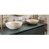 Natural stone washbasin Beige Marble Round
