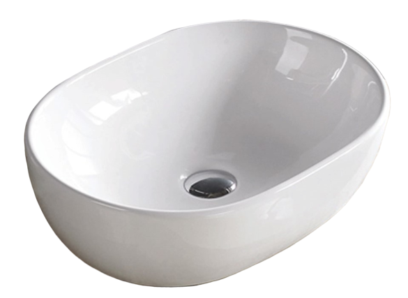 Keramische waskom Milano | 48x35x14cm | Wit