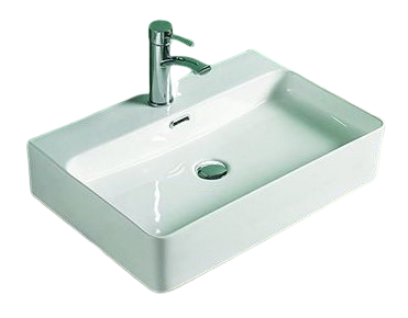 Keramische waskom Toro met extra dunne rand | 60x42,5x13,5cm