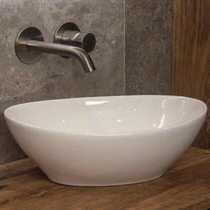Ceramic washbasin Vienna | 50x35x14cm | Matt white