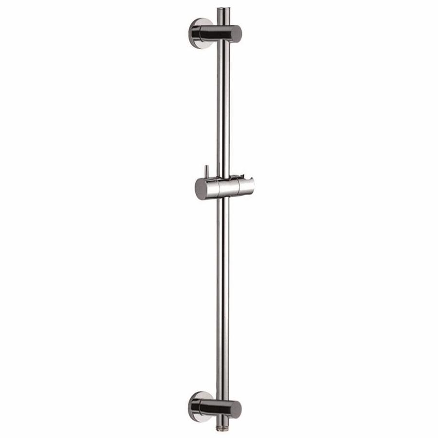 Wiesbaden chroom glijstang met wateruitgang rond 660mm - WDtegels