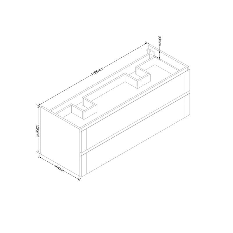 Onderkast Wood 120 - WDtegels