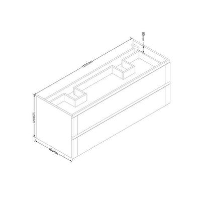 Onderkast Wood 120 - WDtegels