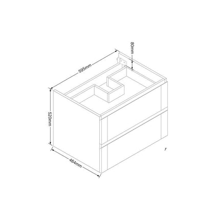 Badmeubel Wood Trend 60