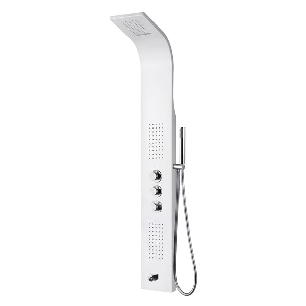 Aloni Panel de Ducha Termostático | Blanco